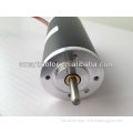 42ZYT02A O.D42mm 12v / 24v electrical dc motor, rated torque 57mNm, rated speed 3000~3700rpm, rated power 20w